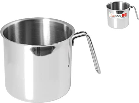 Home Ecopoint Bollilatte, Acciaio Inossidabile, Argento, 1 lt