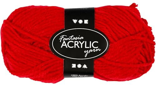 Creativ FantasiaPolyacrylGarn, rot