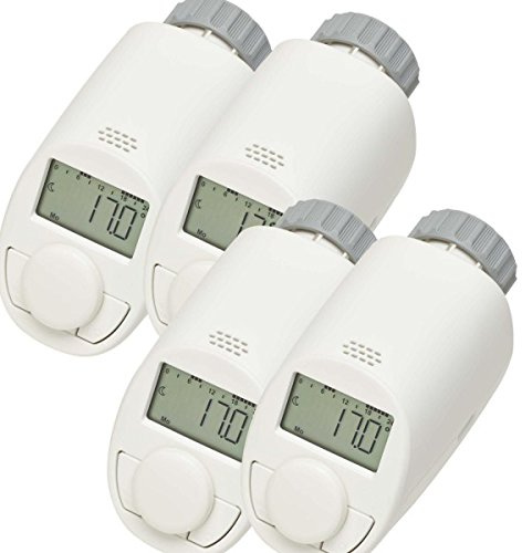 eQ-3 Eqiva 4er Set Heizkoerperthermostat Model N mit Boost Funktion