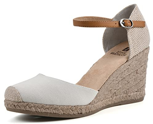 WHITE MOUNTAIN Mamba Espadrillos, sandaler med kilklack för kvinnor