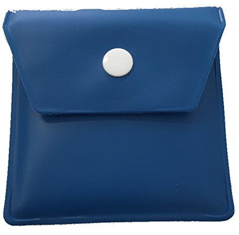 Dobo® Cendrier de poche Porte mégots et cendre lavable, intérieur souple et ignifugé pour cigarettes bleu