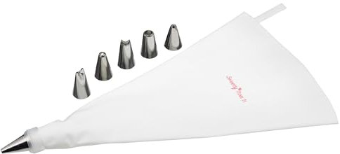 Sweetly Does It Manga Pastelera de 8 piezas con 6 Boquillas de Acero Inoxidable