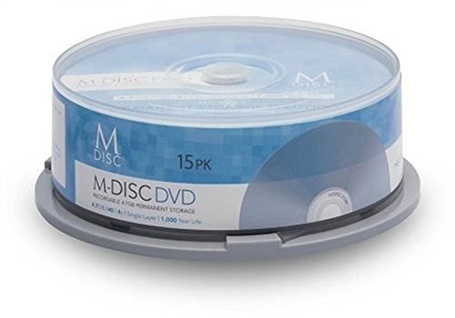 30 Pack Millenniata M-Disc DVD 4.7GB 4X HD 1000 Year Permanent Data Archival/Backup Blank Media Recordable Disc