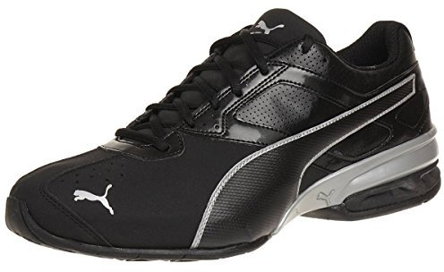 PUMA Herren Tazon 6 FM Low-Top Trainer, Puma Black-Puma Silver, 40 EU