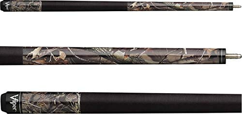 Viper by GLD Products Junior 48 2-Piece Billiard/Pool Cue, Realtree Hardwoods HD Camo, 16 Ounce,One Size,50-0400