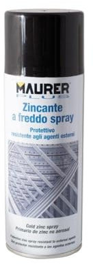 MAURER - Spray Zinc Autentico 400 ml, El embalaje puede variar