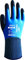 Wonder Grip WG-318 Aqua - Arbeitshandschuh, 100% Wasserdicht, Wasserabweisend, doppelter Latexbeschichtung; Anti-Rutsch für sicheres Greifen bei Nässe, Feuchtigkeit; S / 07, blau/schwarz