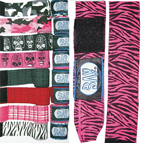 BAY® Zebra Boxbandagen (pink/sch)