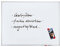FRANKEN Whiteboard, Schreibtafel X-tra!Line, emailliert, magnetisch, beschreibbar, trocken abwischbar, mit Aluminiumrahmen, Magnettafel zur Wandbefestigung, 100 x 75 cm, SC3208