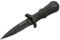 United Cutlery Messer Sub Commander Black Serrated 6.9 cm Fahrtenmesser, Schwarz, M