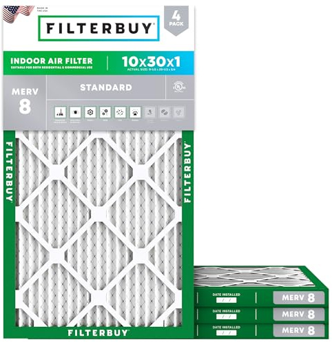 Ugnsfilter/luftfilter, Afb silver MERV 8, 4 stycken