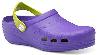 Feliz Caminar Asana, Zueco Sanitario , Lavanda Pistacho, 40 EU