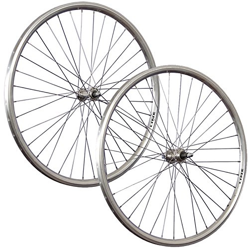 28 Zoll Laufradsatz Schürmann Euroline Hohlkammerfelge 5-9 Fach Schraubkranz V-Brake