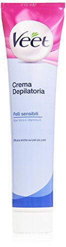 Veet Crema Depilatoria Pieles Sensibles Piernas y Cuerpo, 200 ml