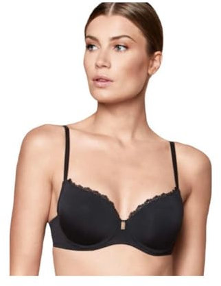 Laura Biagiotti Reggiseno Imbottito Balconcino Con Ferretto Taglia 3 Nero