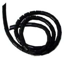 Cable-Tex Spiral Binding - BLACK Cable Tidy Wrap 6mm x 10m
