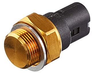 HELLA 6ZT 007 808-011 Interruptor de temperatura, ventilador del radiador - 12V - 2polos - Conector plano - atornillado - Contacto de cierre