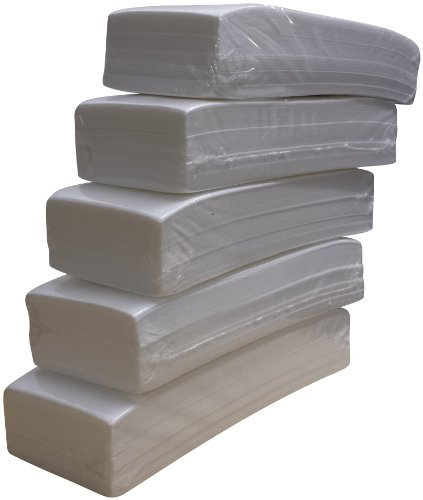 Lotto 500 strisce di carta per la ceretta (5 confezioni da 100 unità)