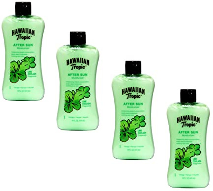 Hawaiian Tropic Lime Coolada After Sun Moisturizer 16 oz (Pack of 4)