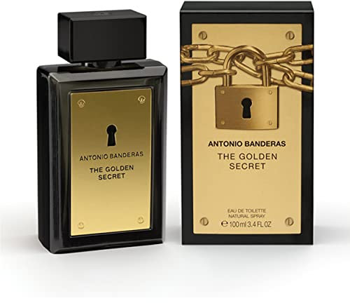 Banderas – The Golden Secret – Eau de Toilette Spray für Herren, Täglicher und Männlicher Duft mit Minze und Apfellikör – 100 ml