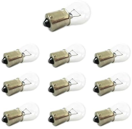 CARALL 10 piezas de bombilla halógena 24V para camión (S25 BA15S P21W 24V 21W)