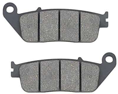 AHL 1 paio di pastiglie freno anteriori per moto Compatibili con HONDA VT 600 CR/CS/CT/CV/CW/CX Shadow Custom 1994-1999/CBR 250 RB/RC (Non ABS) 2011-2013/NTV 650 J/K/L/M/P/S/T/V 1988-1997(Semi métal)