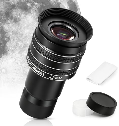Astromania Telescope Eyepiece 4.5mm Wide Angle 58° Planetary Eyepiece 1.25