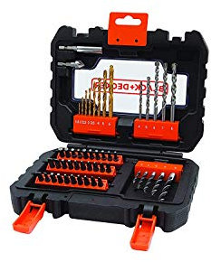 BLACK+DECKER A7232-XJ 50 Piece Drill Set - Black (1-Piece)