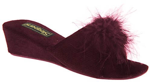 Zapatillas de Estar por casa Modelo Anne para Mujer (36/Vino)
