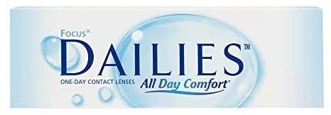 Focus Dailies All Day Comfort Tageslinsen weich | 30 Stück | BC 8.6 mm | DIA 13.8 mm | +02.25 Dioptrien