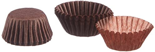 IBILI 729204 Moule Praline (100 Uds), Papier, Brun, 4 cm, 4 x 4 x 2 cm