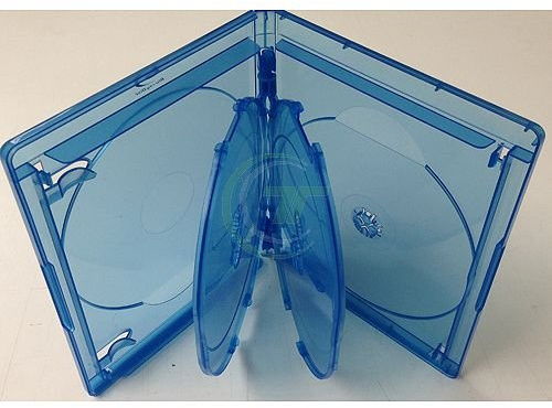 Elite Lot de 5 boîtiers Blu-ray pour 5 disques Bleu 14 mm