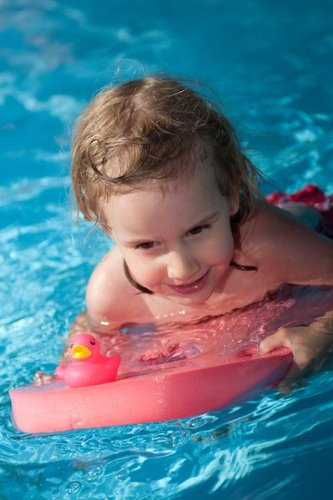 Schwimmbrett Klassik 48x30x38 Baby, Kinder, Erwachsene GELB