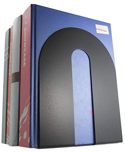 Officemate® OIC® Magnetic Heavy-Duty Bookends, 10 x 8 x 8, Black, Set Of 2