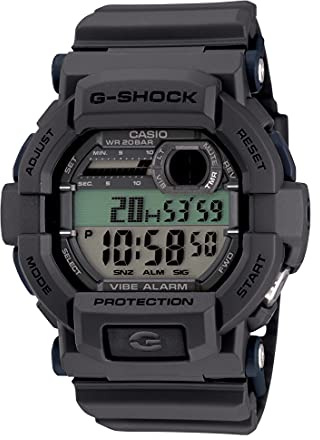 Casio G-Shock Quartz Watch with Resin Strap, Grey, 18 (Model: GD350-8), Black
