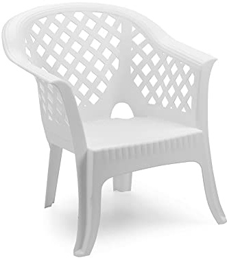 Progarden - Sillón Resina Lario Blanco