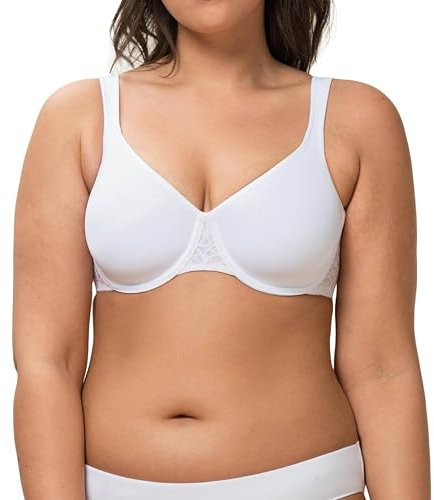 Triumph Womens Comfort Minimizer W X Bra, White, 42F UK