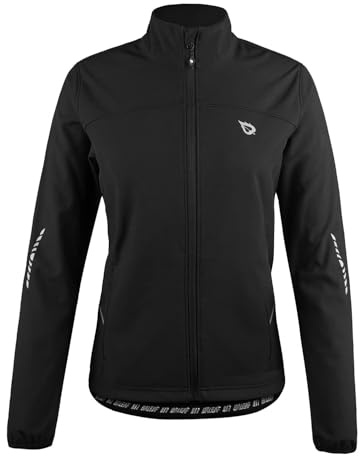 baleaf Women's Cycling Jacket Windproof Thermal Running Gear Black L