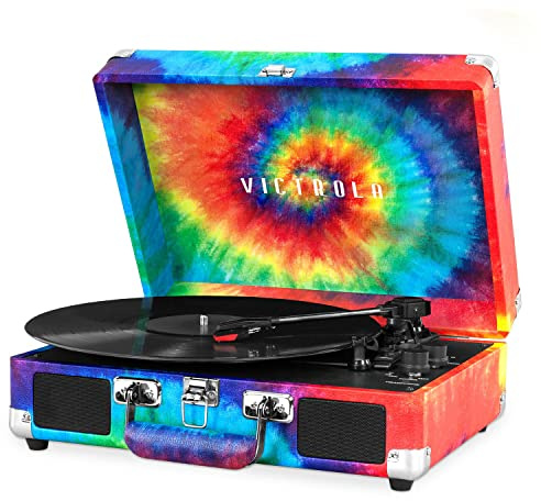 Victrola Journey - Bluetooth Suitcase Record Player - Tie Dye