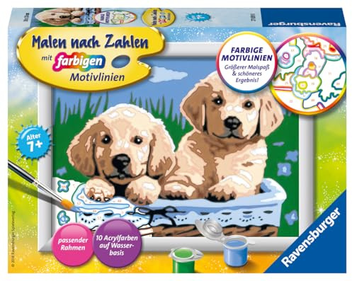 Ravensburger 27839 Cute Puppies, Colourful