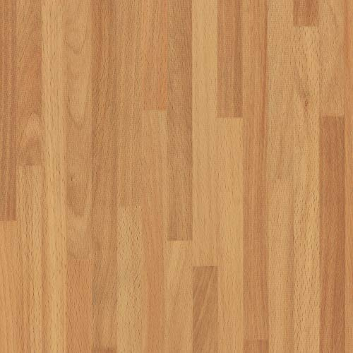d-c-fix 346-0168-2PKA Decorative Self-Adhesive Film, Butcher Block, 17 x 78 Roll, 2-Pack with Applicator