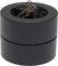 Maul Klammernspender MAULpro Eco Ø 7,3 x 6 cm | Schreibtisch Organizer aus über 85% recyceltem Kunststoff | Schreibtisch Zubehör mit Magnet für Büroklammern | Inklusive 15 Klammern | Schwarz