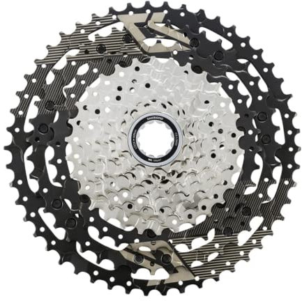 Shimano Unisex – Erwachsene CS-LG700-11 Zahnkranz-Kassette, Silber, 11-Fach