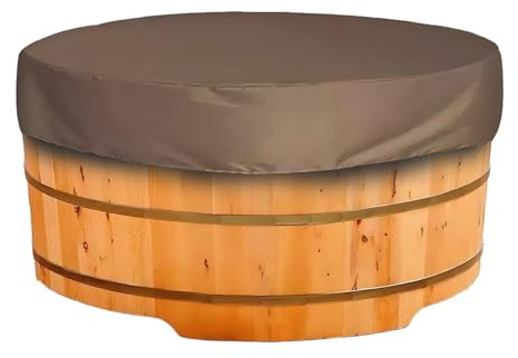 Utomhusskydd För Badtunna, Dammskydd För Möbler Runt Badkarsskydd Motståndskraftigt överdrag Till Poolen För Utomhusspa Möbelöverdrag(210 * 30CM-Kaffe)