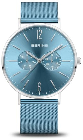 BERING Herren Uhr Quarz Movement - Classic Collection mit Edelstahl und Saphirglas 14240-809 - Wasserdicht: 3 ATM