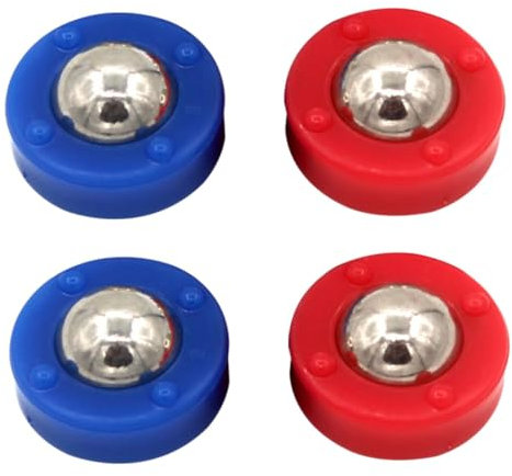 TOYANDONA 2 Sätze Tisch-Shuffleboard Shuffleboard Pucks Shuffleboard-Pucks Spielzeug Indoor-Fußball Gleitkugeln lustige rollende Kugeln Schreibtisch Schachbrett Spielzubehör Eisstockschießen