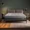 Wooly Level II Matelas 160x200 - Épaisseur 30 cm - Confort Premium 13 Couches - Gel Actif - Fibre Naturelle de Laine - Mousse mémoire de Forme - Blue Latex - Soutien Ferme - Fabriqué en Europe