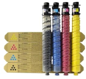 MRHZKE Tonerkassett byggsats MPC3003 MPC3004 MPC3503 MPC3504 CMYK färg japansk tillverkad