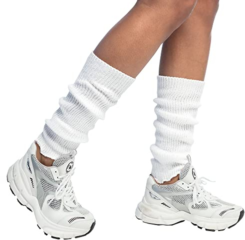 Boland - Jambières pour adultes, couleur unie, taille unique, gants, chaussettes, genoux, années 80, costume, carnaval, soirée déguisée