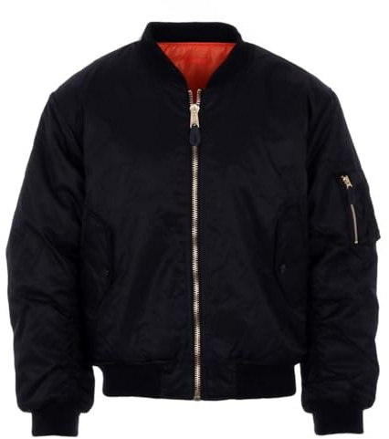 Fostex Garments, Bomber MA-1 Militare (XXS, Nero)